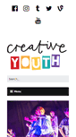 Mobile Screenshot of creativeyouthcharity.org